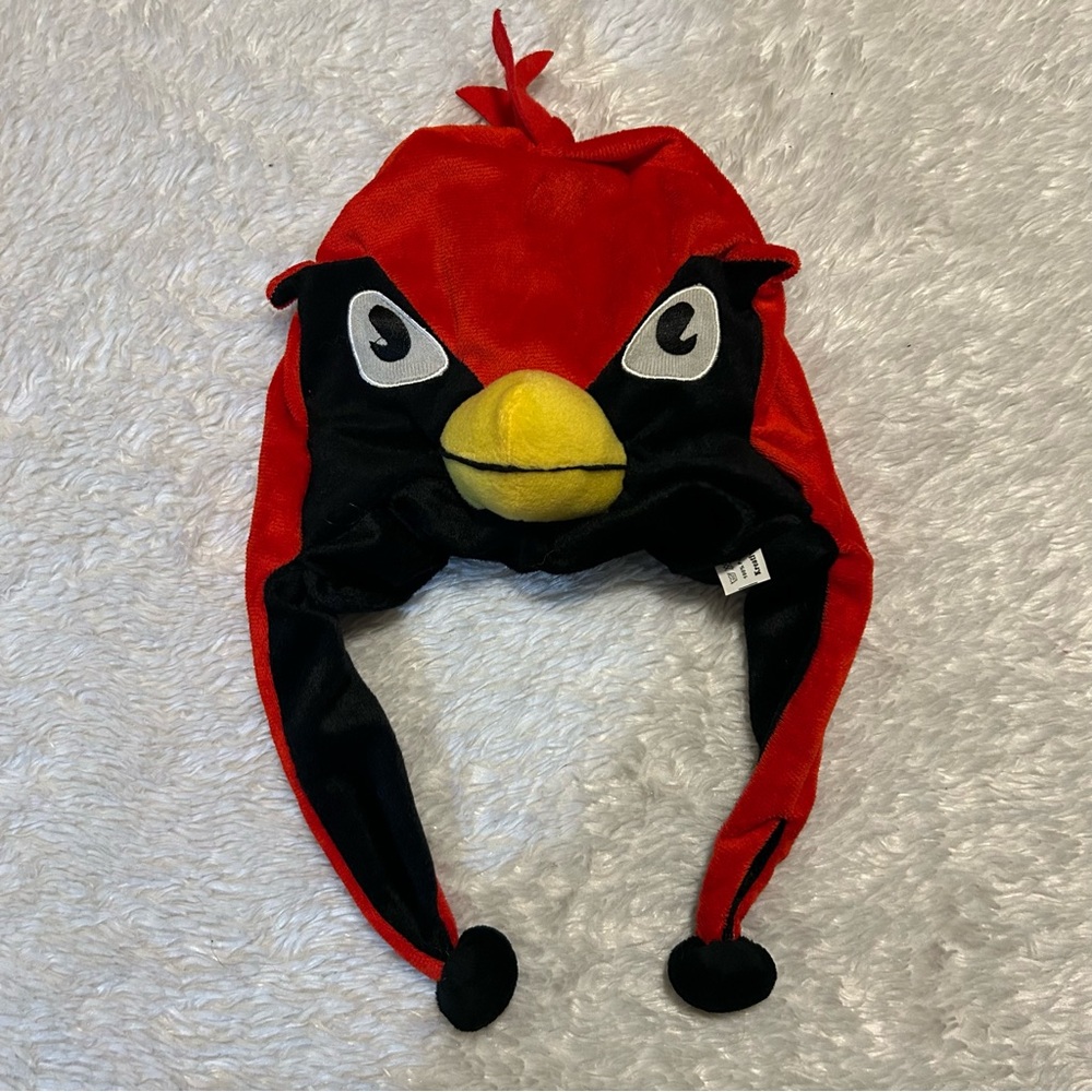 Red Angry Bird Cardinals Hat